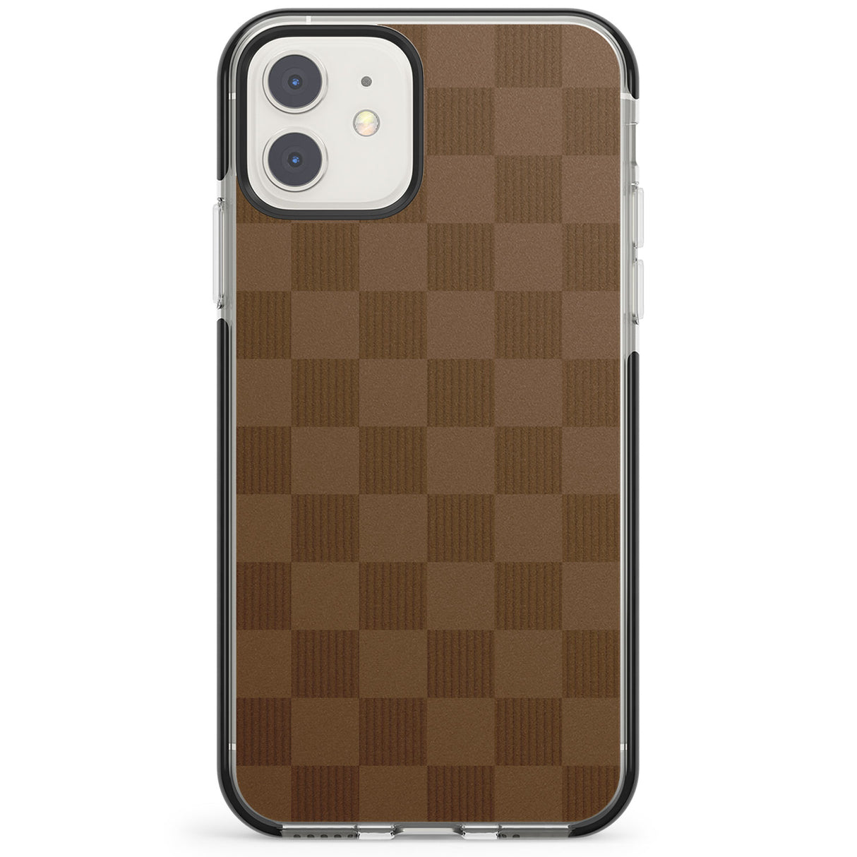 CHOCOLATE CHECKERED Impact Phone Case for iPhone 11, iphone 12