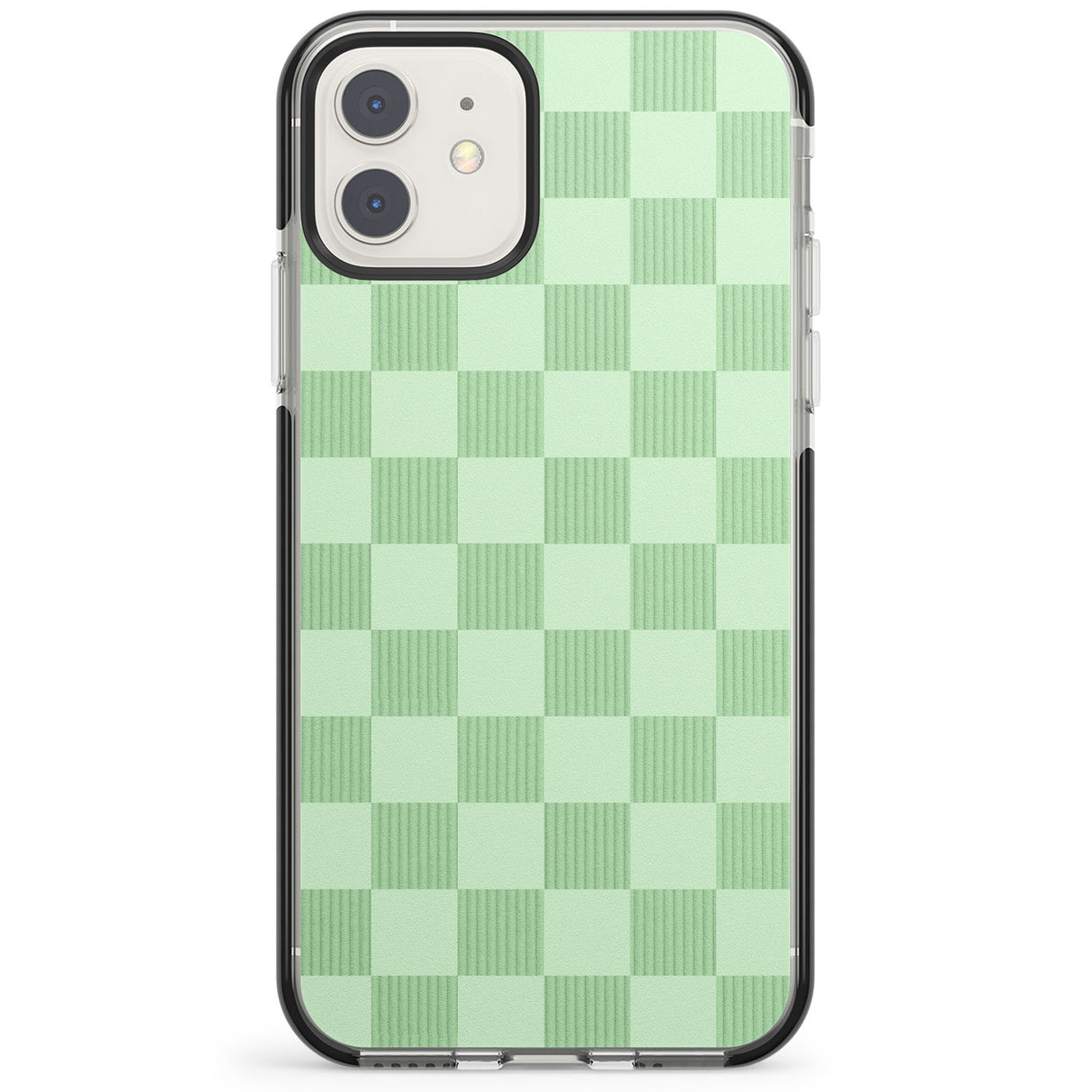 SEAFOAM CHECKERED Impact Phone Case for iPhone 11, iphone 12
