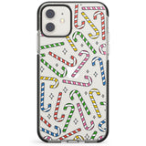 Colourful Stars & Candy Canes Impact Phone Case for iPhone 11, iphone 12