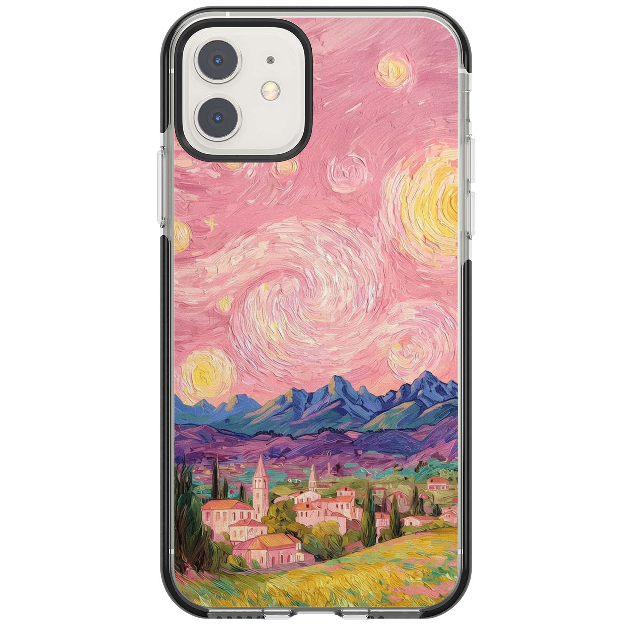 The Starry Sunset for her iPhone case | Black Impact case for iPhone 11, iPhone 12