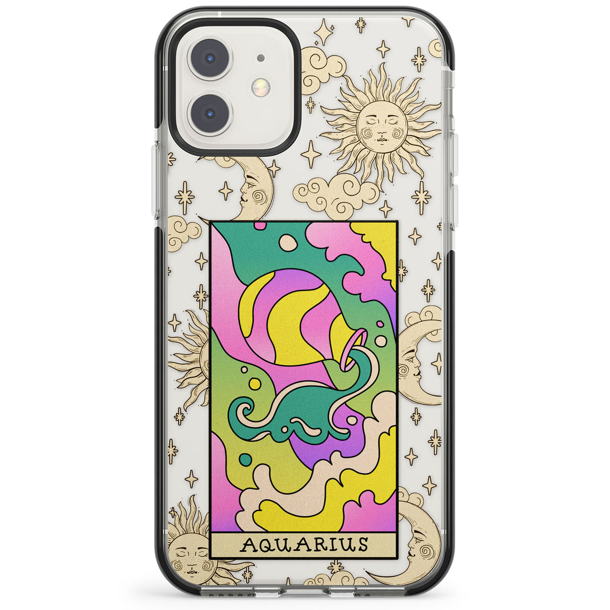 Celestial Zodiac - Aquarius Impact Phone Case for iPhone 11, iphone 12
