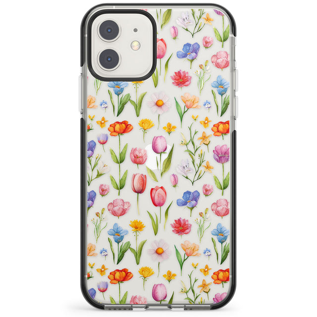 Small Flower Mix Impact Phone Case for iPhone 11, iphone 12