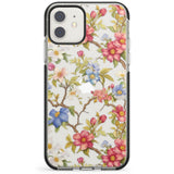 Vintage Vines & Flowers Impact Phone Case for iPhone 11, iphone 12