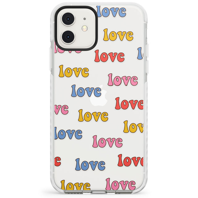 Love Pattern Impact Phone Case for iPhone 11, iphone 12