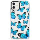 Blue Butterflies Impact Phone Case for iPhone 11, iphone 12