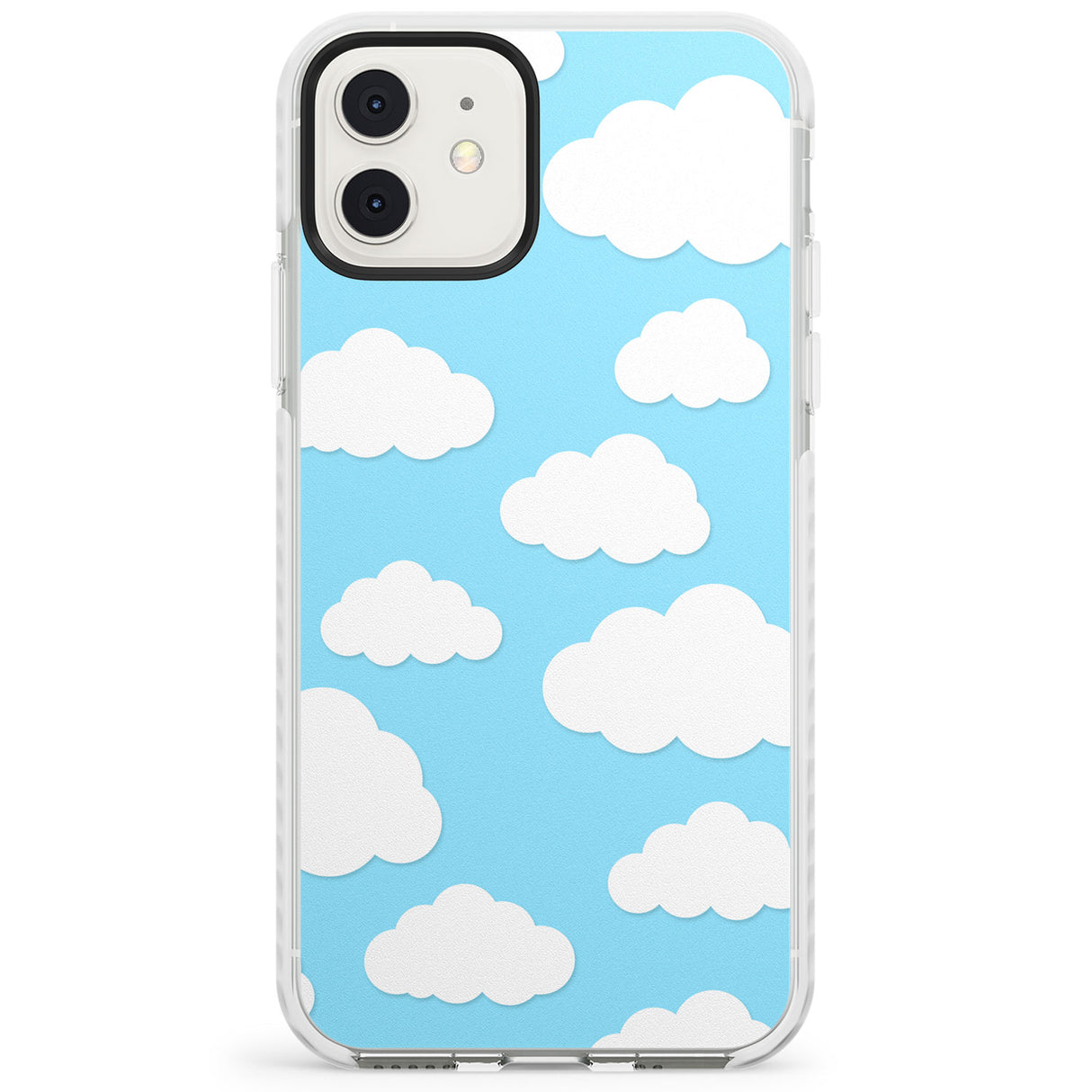 Blue Sky & Clouds Pattern Impact Phone Case for iPhone 11, iphone 12