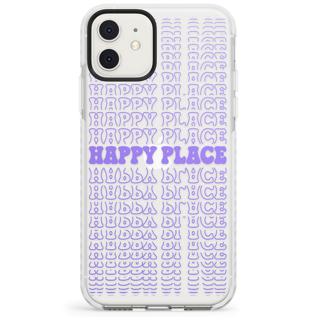 Happy Place (Purple) Impact Phone Case for iPhone 11, iphone 12