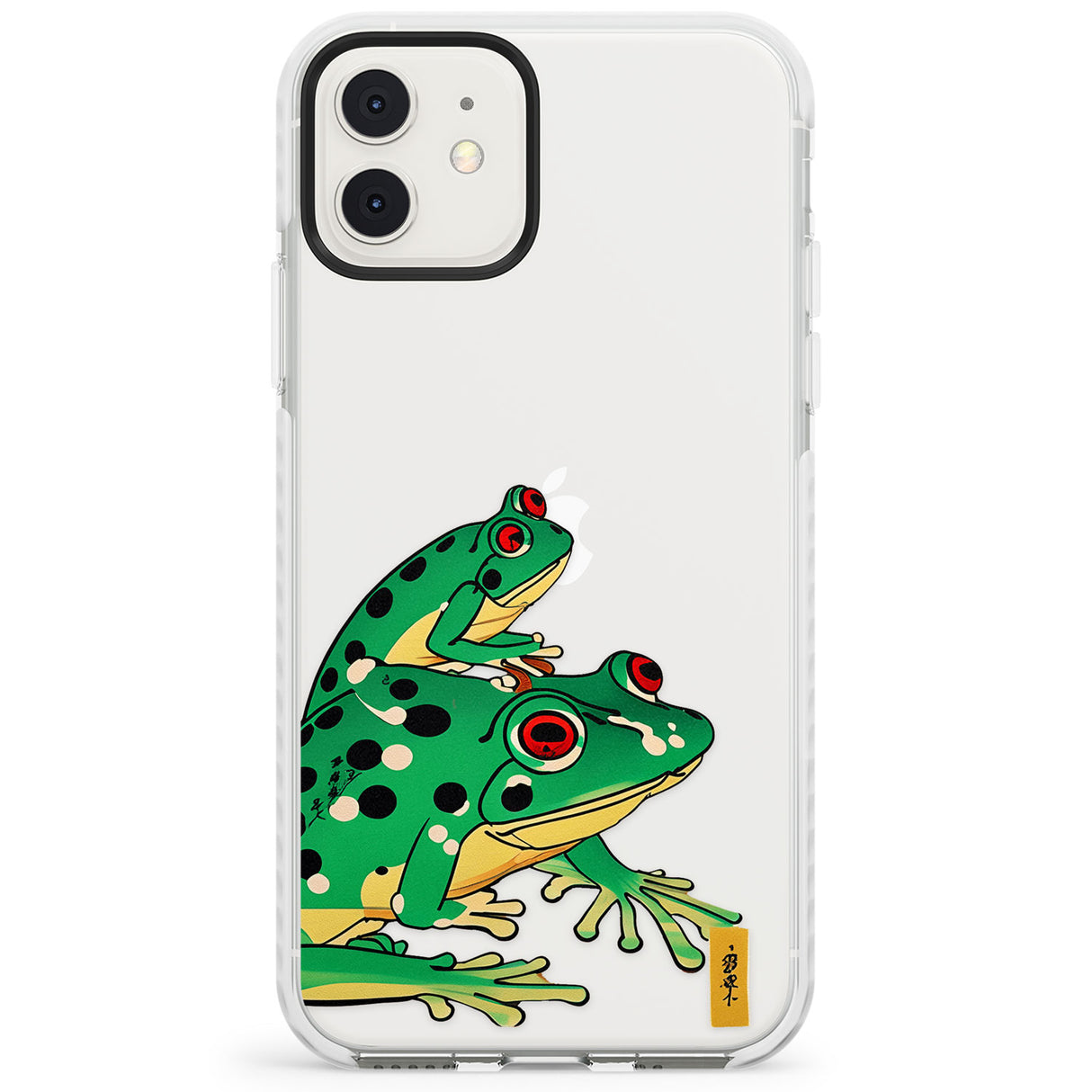 Matsumoto Hoji Frog Green Impact Phone Case for iPhone 11, iphone 12