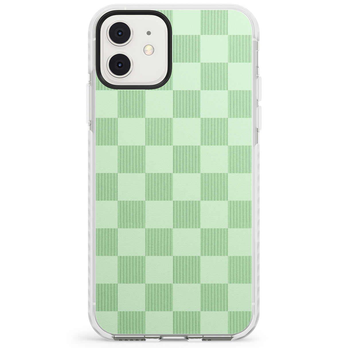 SEAFOAM CHECKERED Impact Phone Case for iPhone 11, iphone 12
