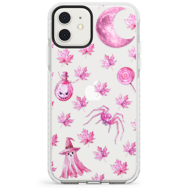 Pink Moon & Maple Impact Phone Case for iPhone 11, iphone 12