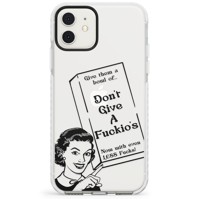 "Don't Give a F*ckio's" Cereal Impact Phone Case for iPhone 11, iphone 12