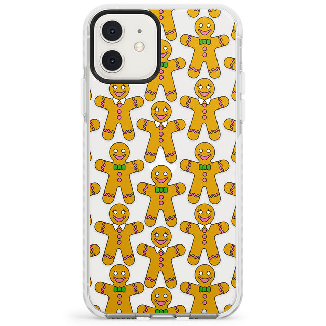 Gingerbread Cookie Pattern Impact Phone Case for iPhone 11, iphone 12