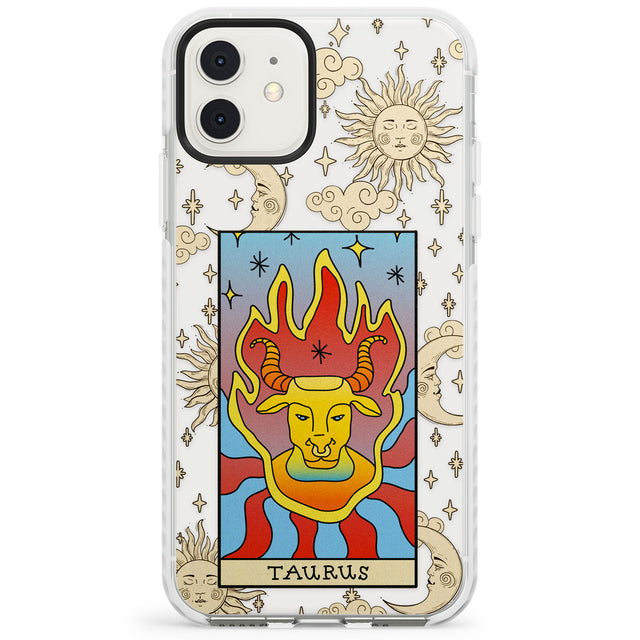 Celestial Zodiac - Taurus Impact Phone Case for iPhone 11, iphone 12