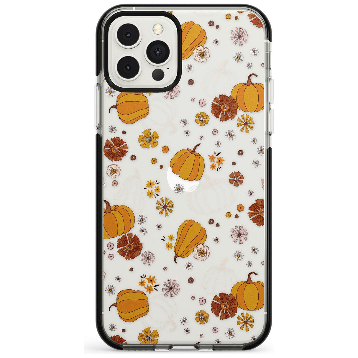 Halloween Skulls and Flowers Impact Phone Case for iPhone 11, iphone 12