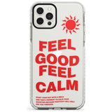 Feel Good Feel Calm (Green) Impact Phone Case for iPhone 11, iphone 12