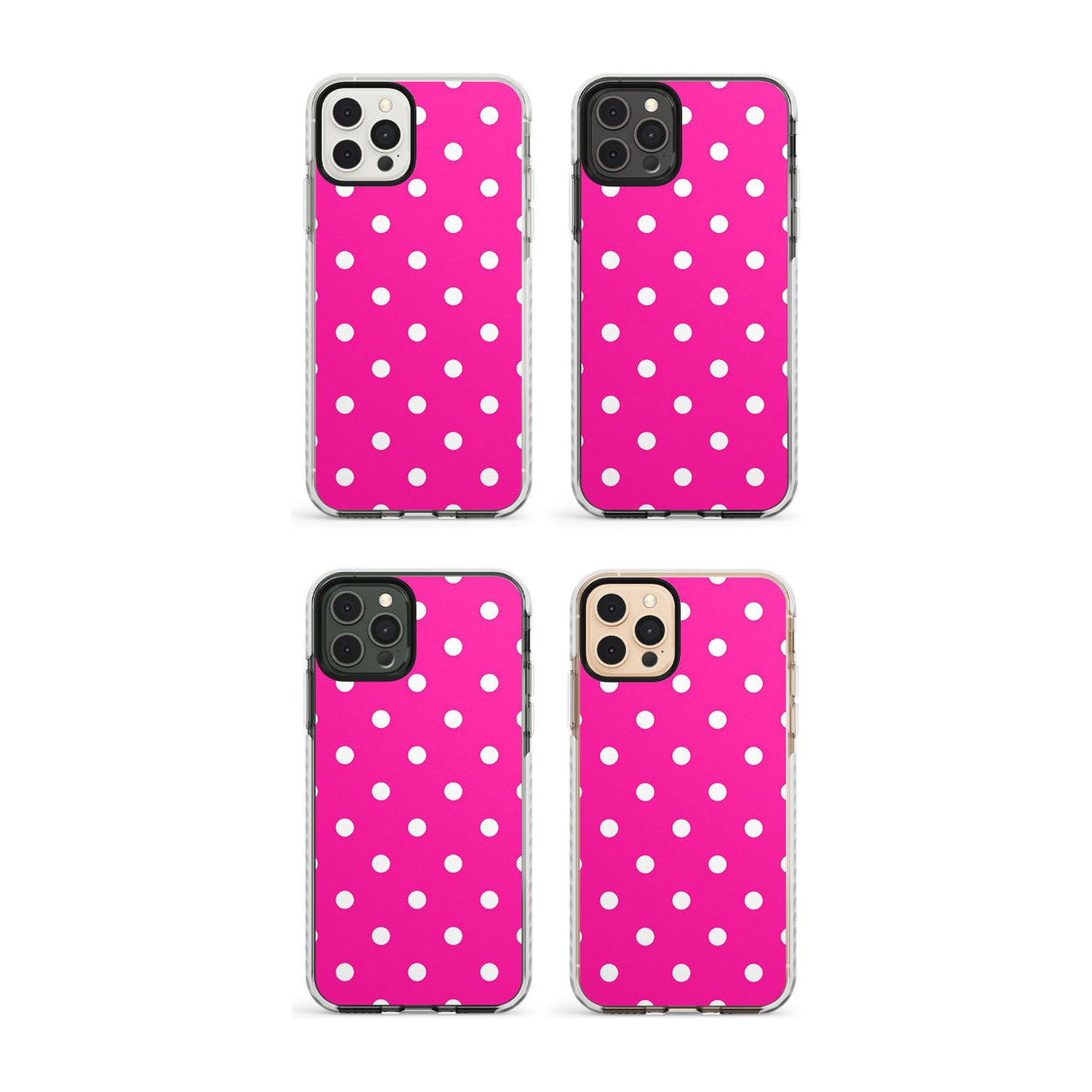 Pink Bolt Pattern Impact Phone Case for iPhone 11, iphone 12