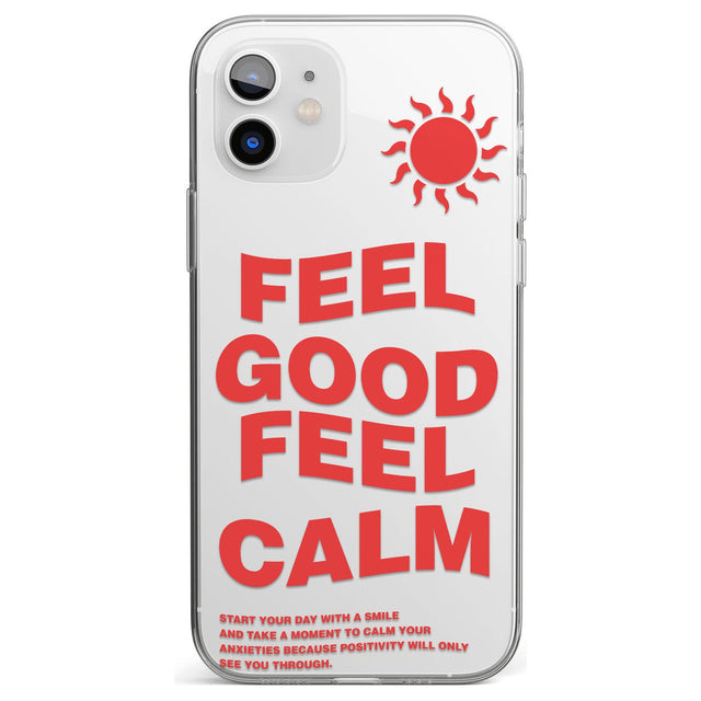 Feel Good Feel Calm (Green) Impact Phone Case for iPhone 11, iphone 12