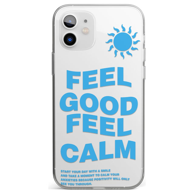 Feel Good Feel Calm (Green) Impact Phone Case for iPhone 11, iphone 12