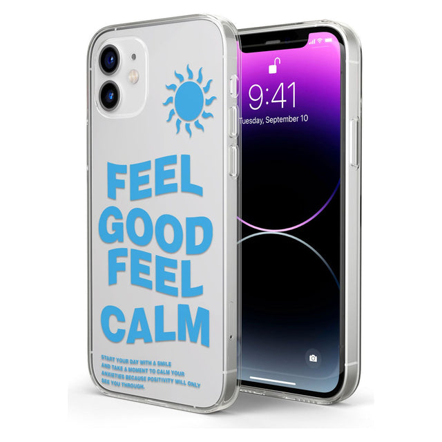 Feel Good Feel Calm (Green) Impact Phone Case for iPhone 11, iphone 12