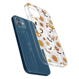 Halloween Skulls and Flowers Impact Phone Case for iPhone 11, iphone 12