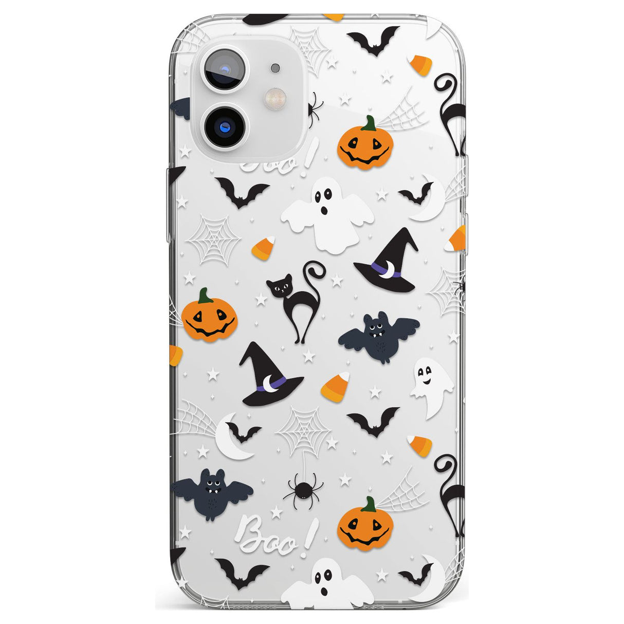 Halloween Mix Pattern Impact Phone Case for iPhone 11, iphone 12