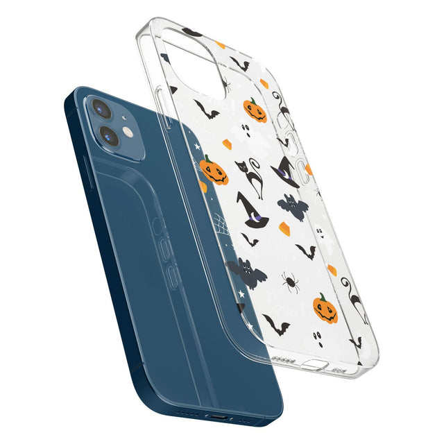 Halloween Mix Pattern Impact Phone Case for iPhone 11, iphone 12