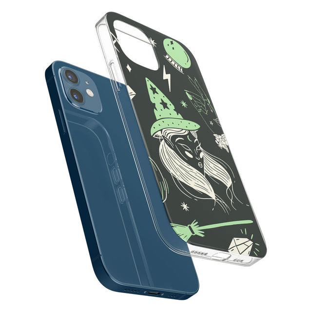 Halloween Mix Pattern Impact Phone Case for iPhone 11, iphone 12