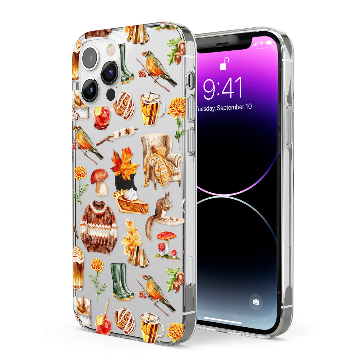 Cozy Autumn Aesthetic Phone Case for iPhone 12 Pro