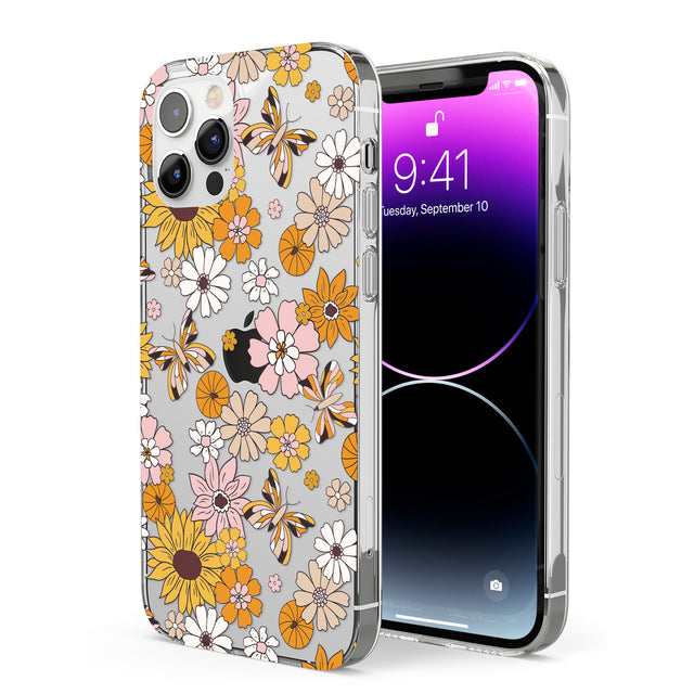 Butterfly & Bloom Autumn Floral Phone Case for iPhone 12 Pro