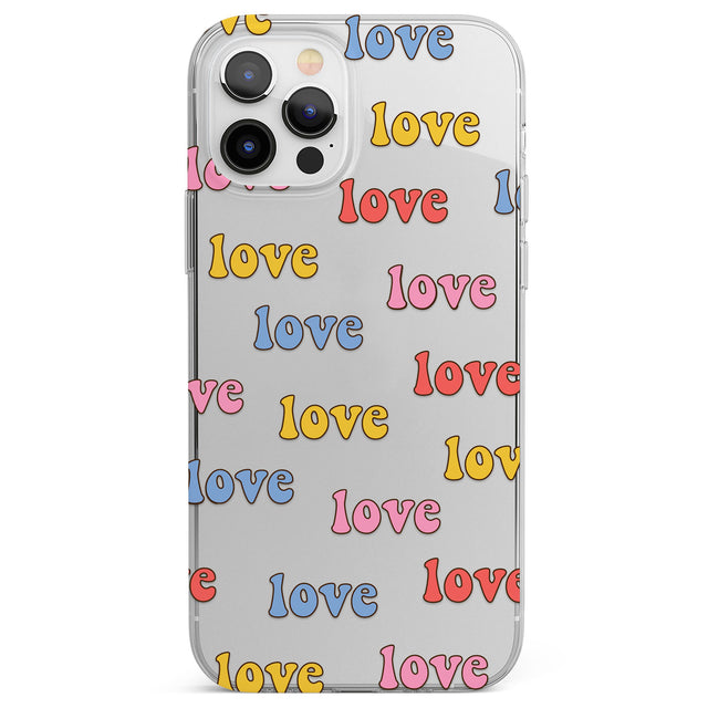 Love Pattern Phone Case for iPhone 12 Pro