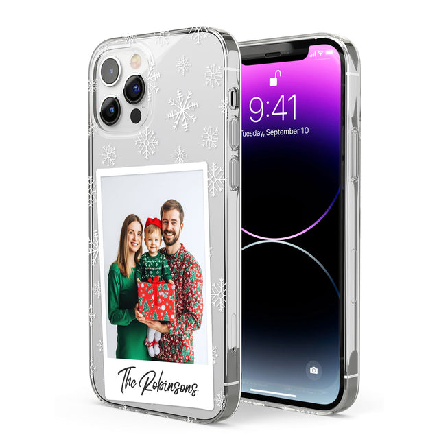 Personalised Snowflake Photo Phone Case for iPhone 12 Pro