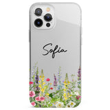 Personalised Garden Wildfowers Phone Case for iPhone 12 Pro