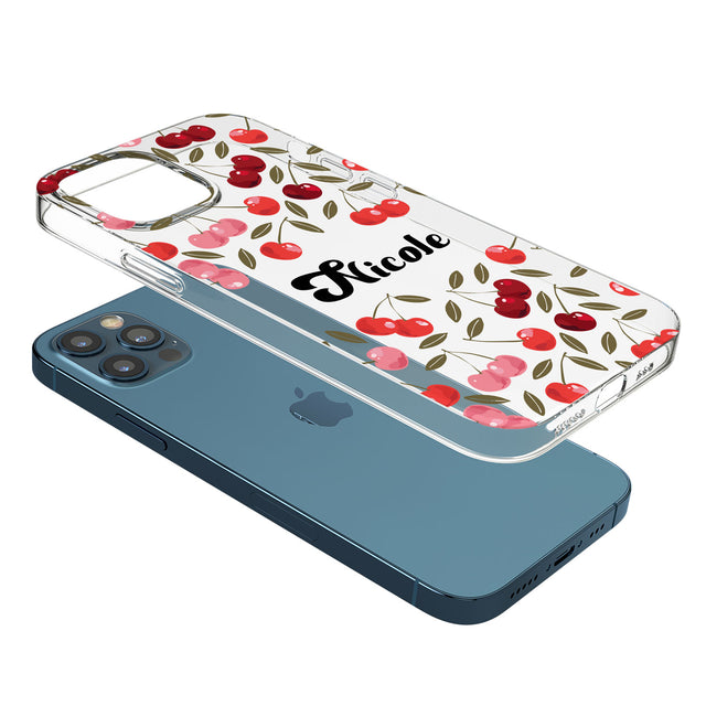 Personalised Cherry Pattern Phone Case for iPhone 12 Pro