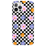 Checkered Blossom Phone Case for iPhone 12 Pro