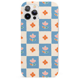 Vintage Bloom Checkered Phone Case for iPhone 12 Pro