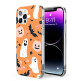 Orange Halloween Pattern Phone Case for iPhone 12 Pro