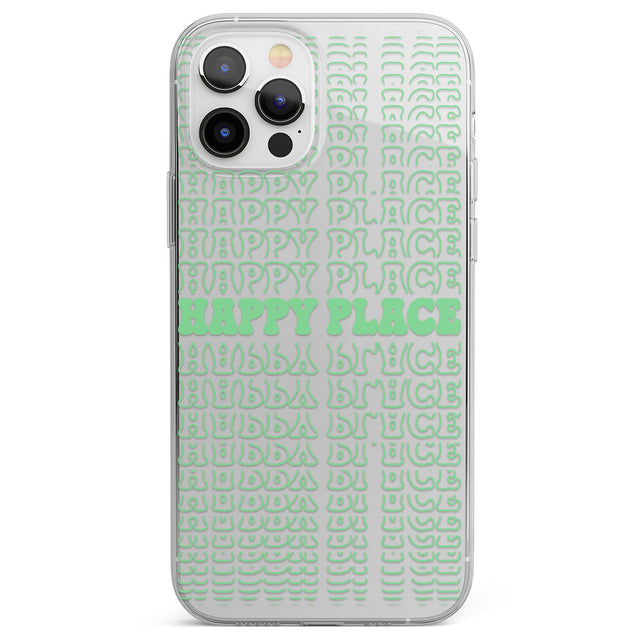 Happy Place (Green) Phone Case for iPhone 12 Pro