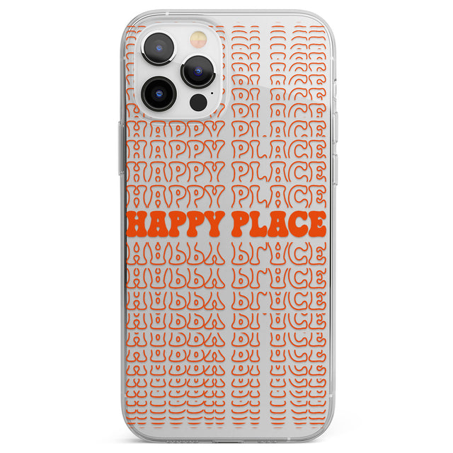 Happy Place (Orange) Phone Case for iPhone 12 Pro