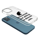 Introverted But Willing To Discuss Cats Phone Case for iPhone 12 Pro