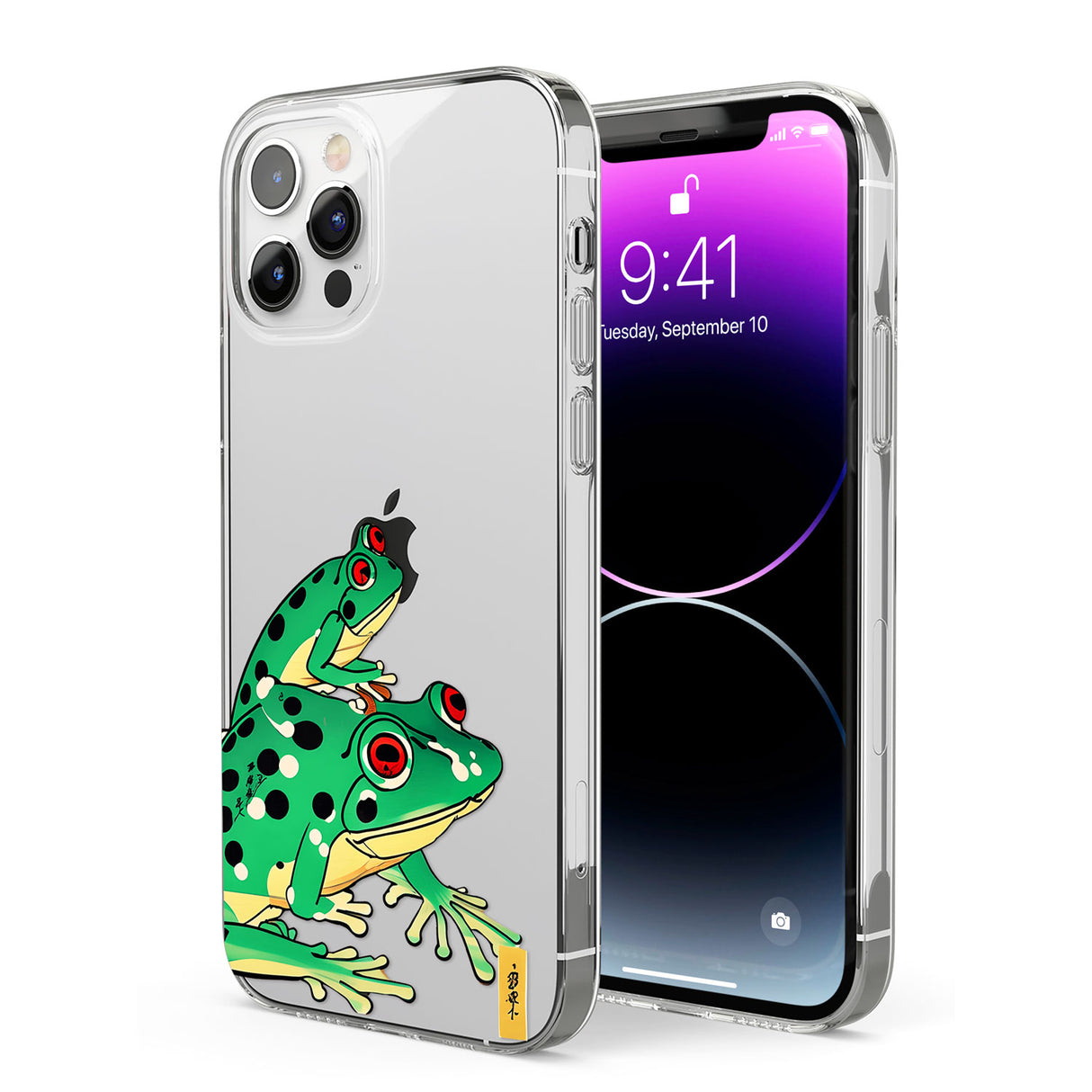 Matsumoto Hoji Frog Green Phone Case for iPhone 12 Pro