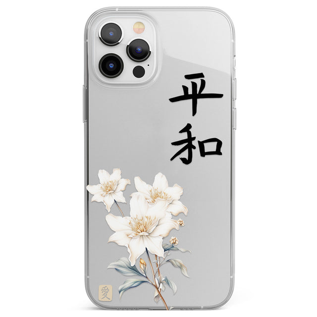 Peace and Flowers Phone Case for iPhone 12 Pro