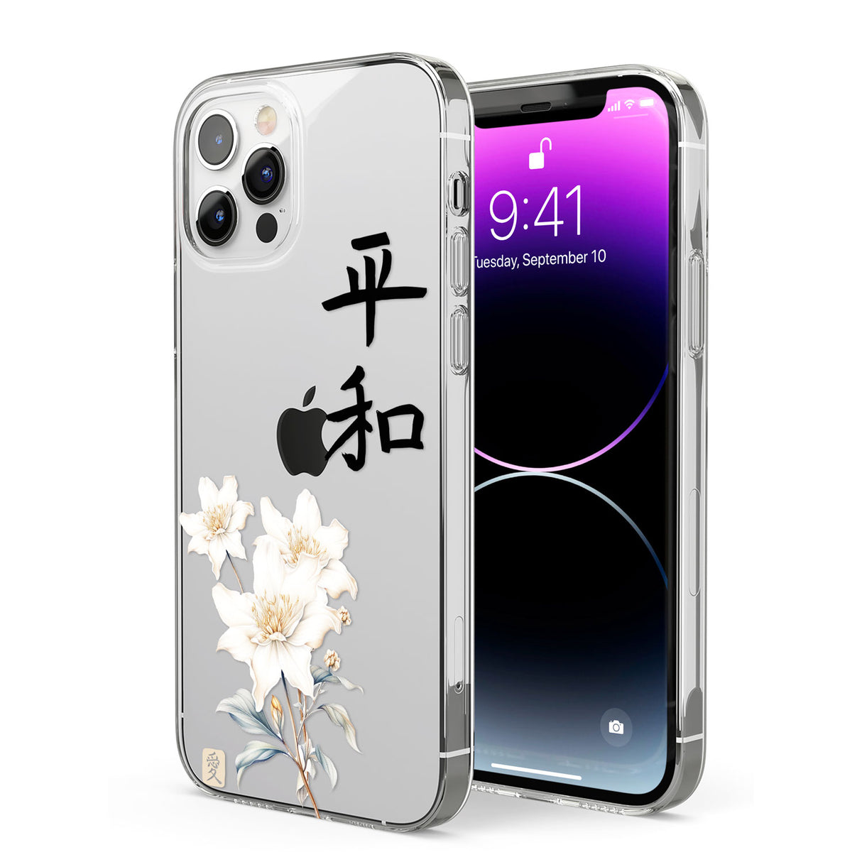 Peace and Flowers Phone Case for iPhone 12 Pro