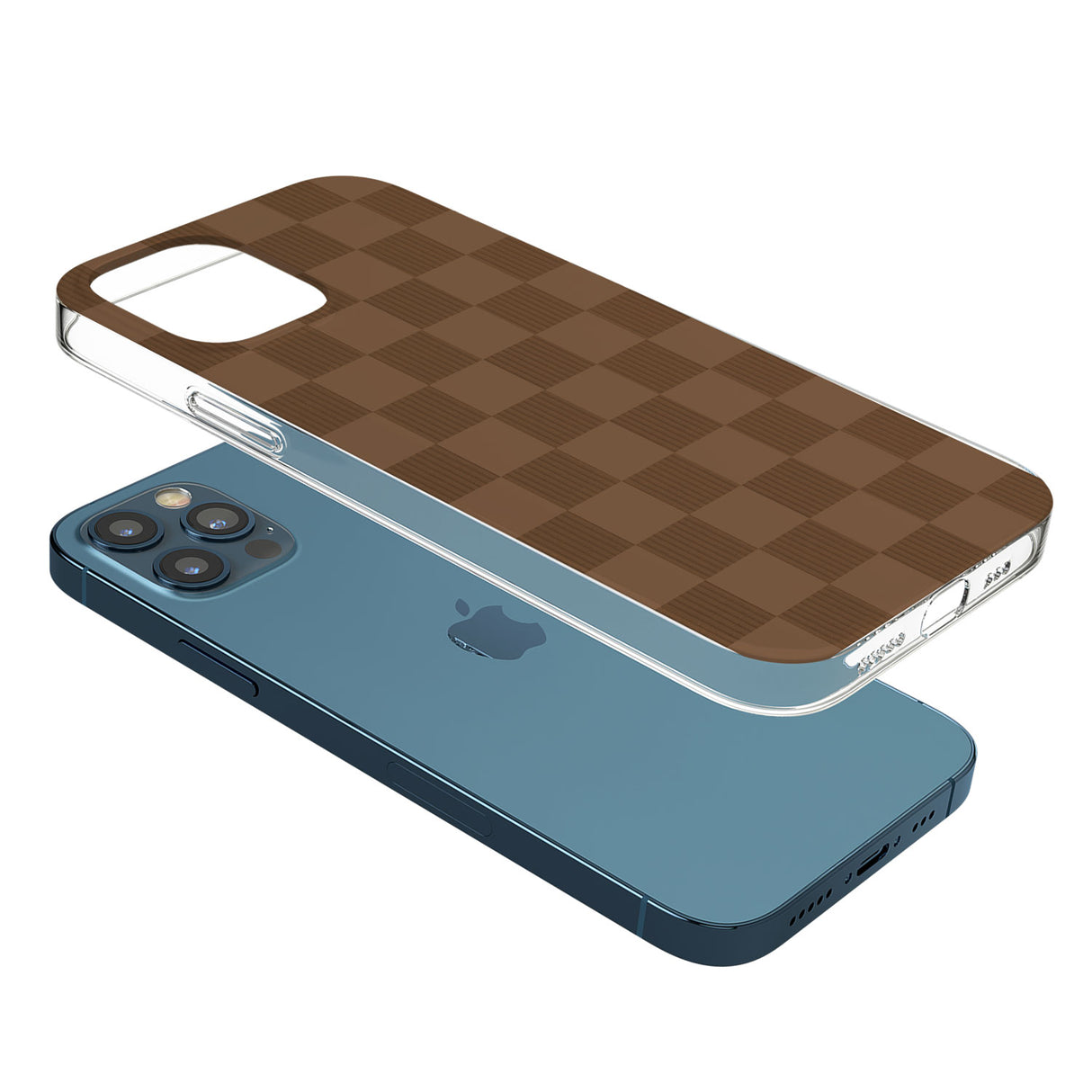 CHOCOLATE CHECKERED Phone Case for iPhone 12 Pro