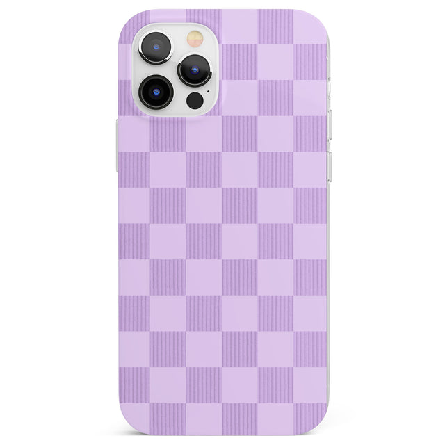 LILAC CHECKERED Phone Case for iPhone 12 Pro