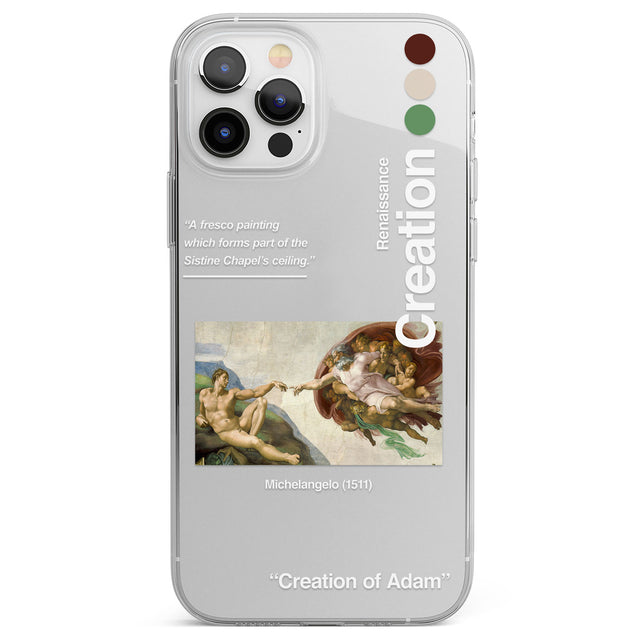 Creation of Adam - Michelangelo Phone Case for iPhone 12 Pro