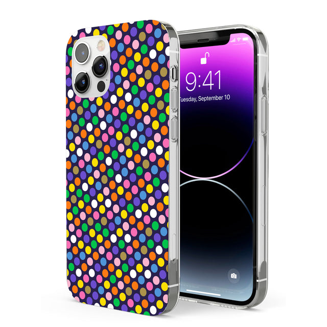 Multicolour Polka-dot Fiesta (Purple) Phone Case for iPhone 12 Pro