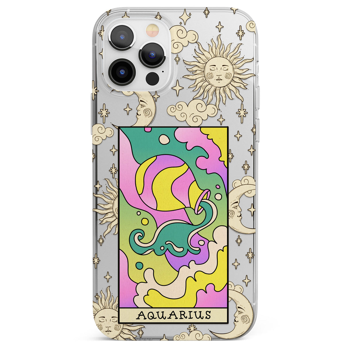Celestial Zodiac - Aquarius Phone Case for iPhone 12 Pro
