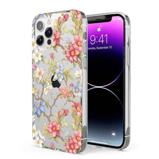 Vintage Vines & Flowers Phone Case for iPhone 12 Pro