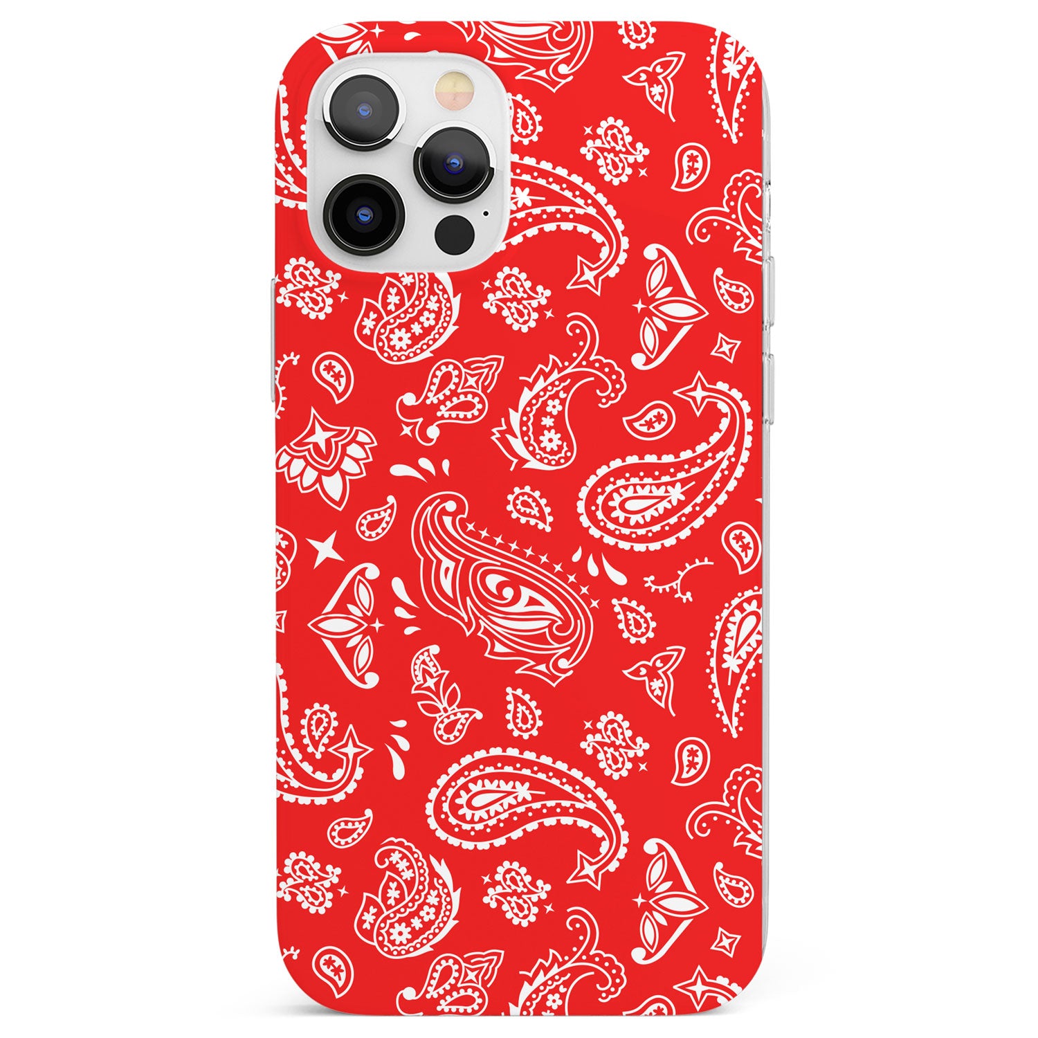 Red Bandana Phone Case for iPhone 12 Pro