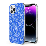 Blue Bandana Phone Case for iPhone 12 Pro